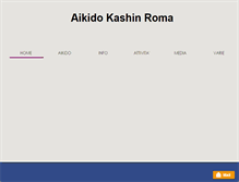 Tablet Screenshot of aikidoryu.it